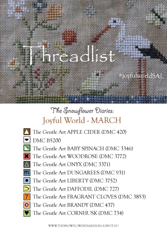TheSnowflowerDiaries_Joyfulworld_March_Threadlist
